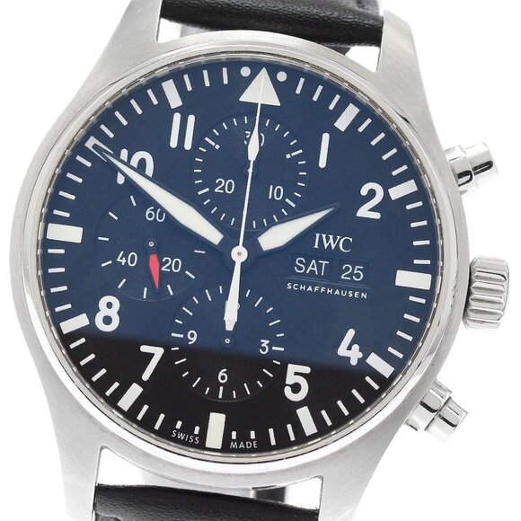 IWC SCHAFFHAUSEN Pilot watch IW377709 Chronograph Automatic Men's Watch - Picture 9 of 11